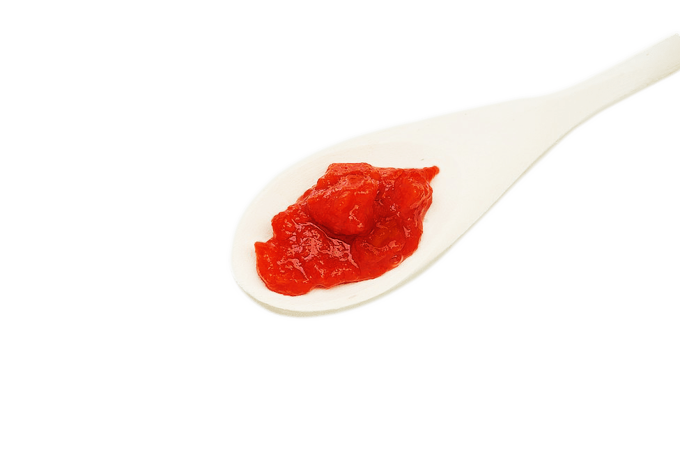 生物学的トマト果肉のスプーン