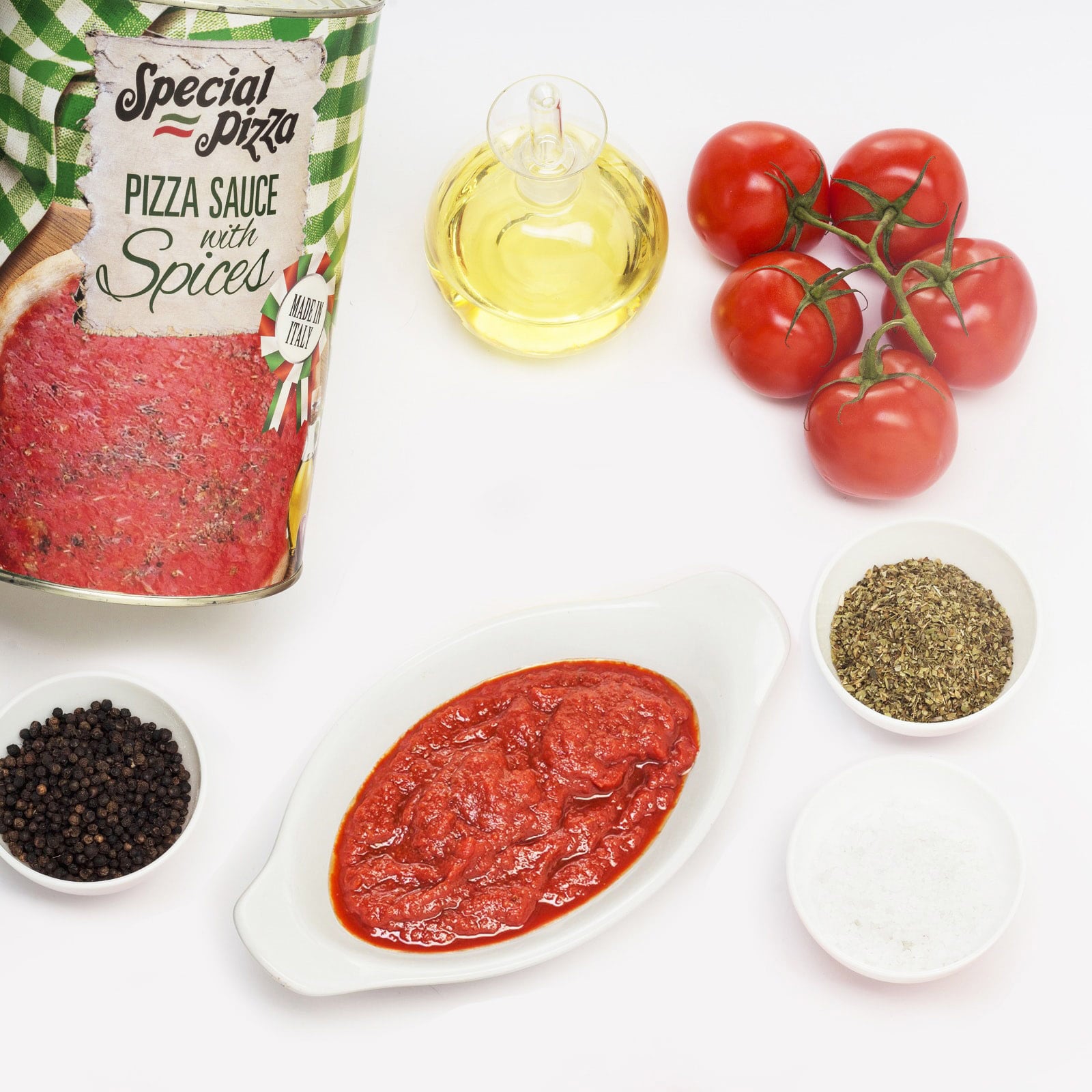 spiced pizza sauce