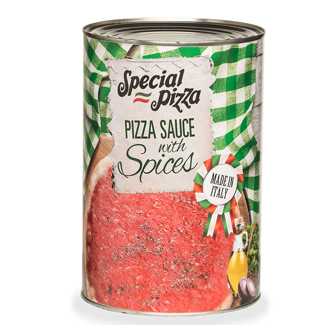 Pizza sauce aromatisée